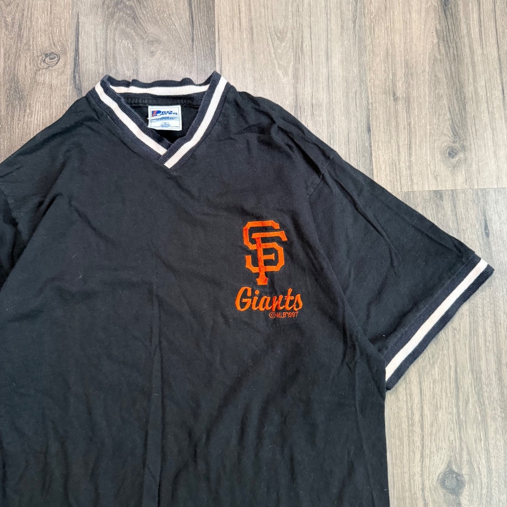 Vintage 1997 Pro Player San Francisco Giants MLB Baseball Jersey Tee Black - M